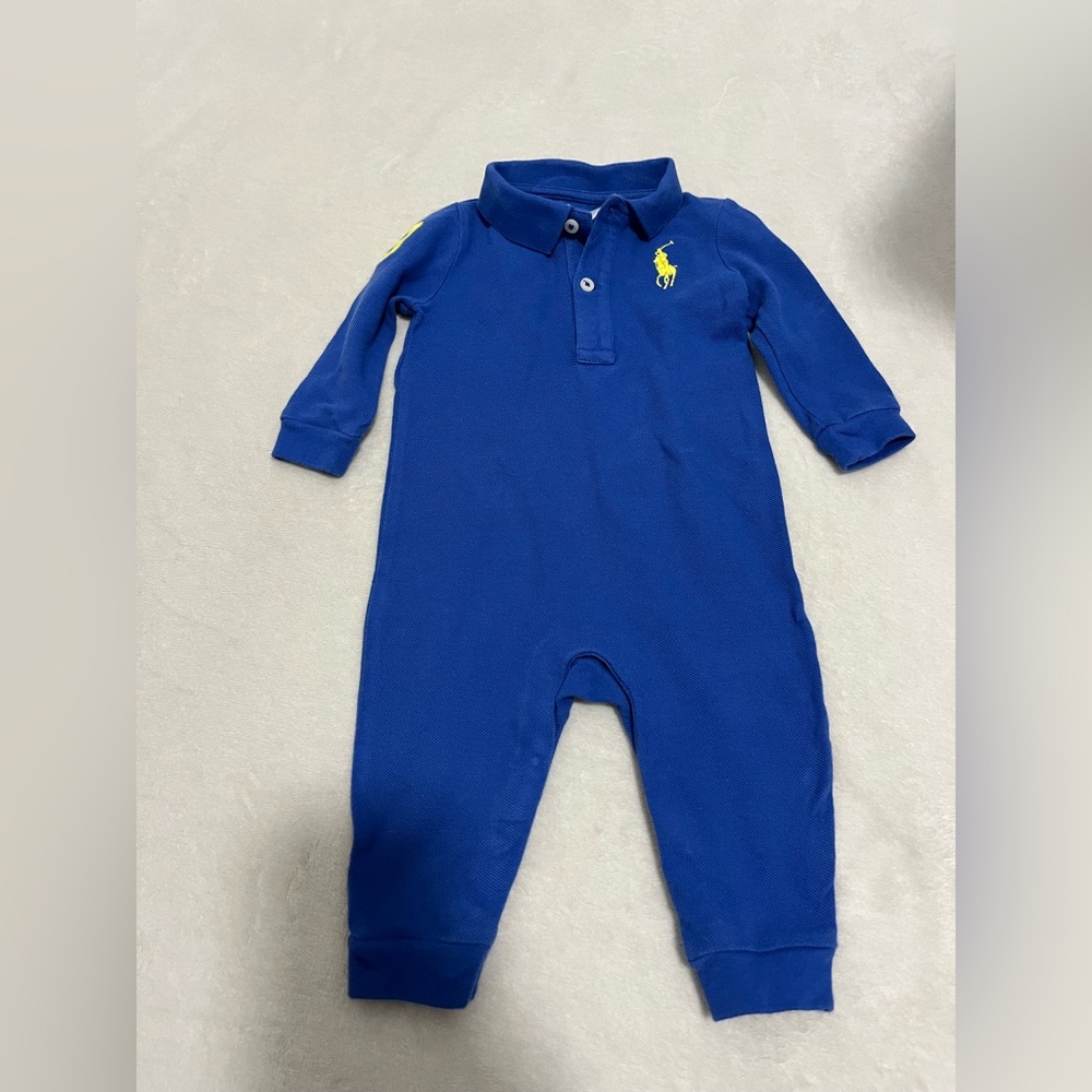 Polo Ralph Lauren Coveralls Baby One Piece - Picture 2 of 5